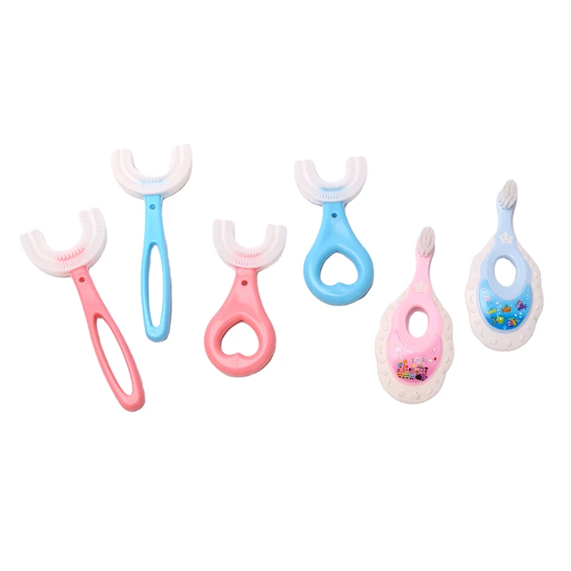 Baby Toothbrush Children 360 Degree U-shaped Child Toothbrush Teethers Soft Silicone Baby Brush Kids Teeth Oral Care Cleaning
Baby Toothbrush Children 360 Degree U-shaped Child Toothbrush Teethers Soft Silicone Baby Brush Kids Teeth Oral Care Cleaning
