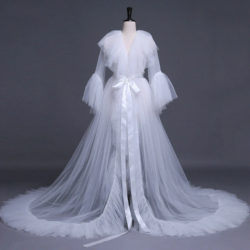 Kayotuas Women Dress Lace Ruffle Front Split Long Maxi Solid White Ball Gown See-Through Evening Party V-Neck Hot Clubwear
Kayotuas Women Dress Lace Ruffle Front Split Long Maxi Solid White Ball Gown See-Through Evening Party V-Neck Hot Clubwear