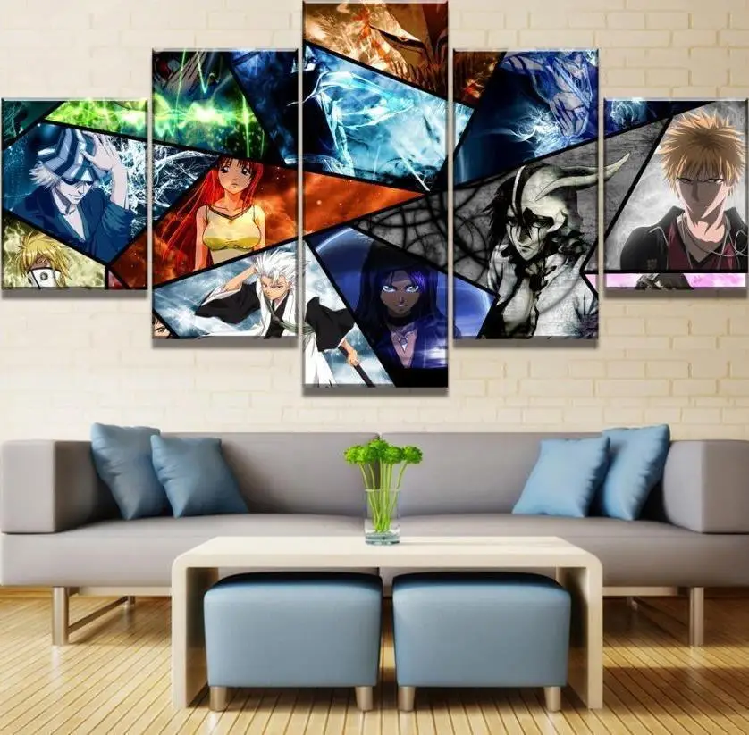 Bleach Manga Anime 5 pieces Gift for Kids Wall Art Canvas Decorative Posters Paintings Living Room Bedroom Home Decor Pictures
Bleach Manga Anime 5 pieces Gift for Kids Wall Art Canvas Decorative Posters Paintings Living Room Bedroom Home Decor Pictures