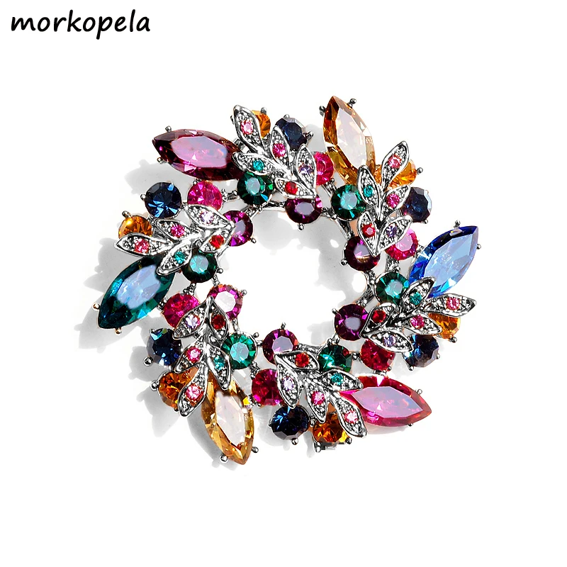 Morkopela Big Flower Crystal Brooch For Women Fashion Brooch Pin Bouquet Rhinestone Brooches And Pins Scarf Clip Jewelry
Morkopela Big Flower Crystal Brooch For Women Fashion Brooch Pin Bouquet Rhinestone Brooches And Pins Scarf Clip Jewelry