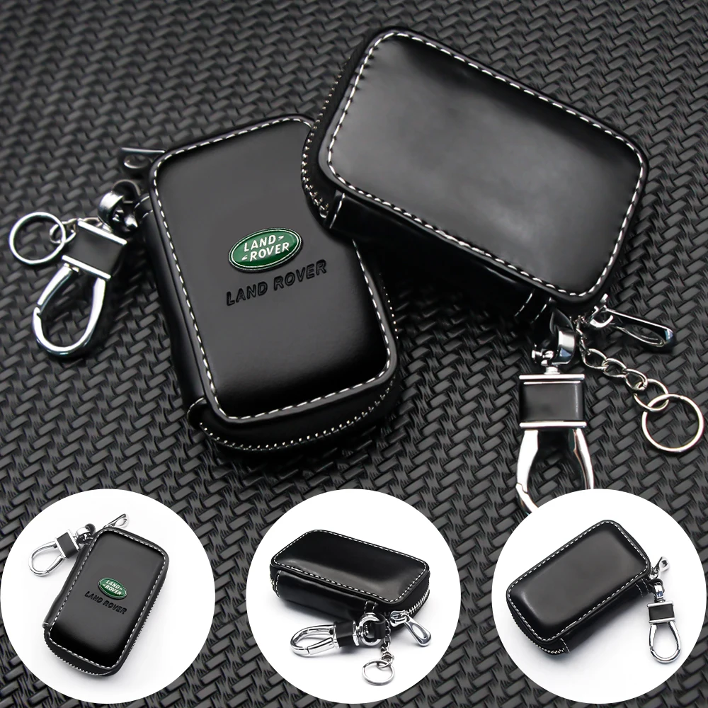 Leather Car Keys' Bag Black Men Women's Mini Wallet Car Keychain Holder For Land Rover Range Freelander DISCOVERY 3 4 Defender
Leather Car Keys' Bag Black Men Women's Mini Wallet Car Keychain Holder For Land Rover Range Freelander DISCOVERY 3 4 Defender