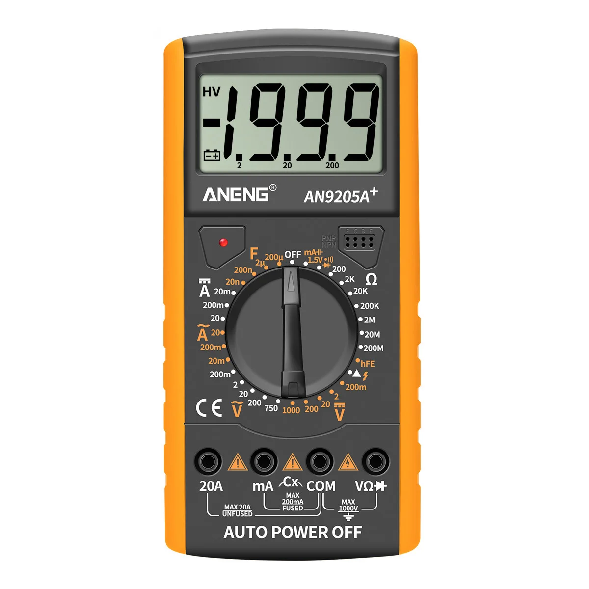 New AN9205A+ High Precision Mini Digital Multimeter Fully Automatic Multi-function Voltage Current Tester
New AN9205A+ High Precision Mini Digital Multimeter Fully Automatic Multi-function Voltage Current Tester