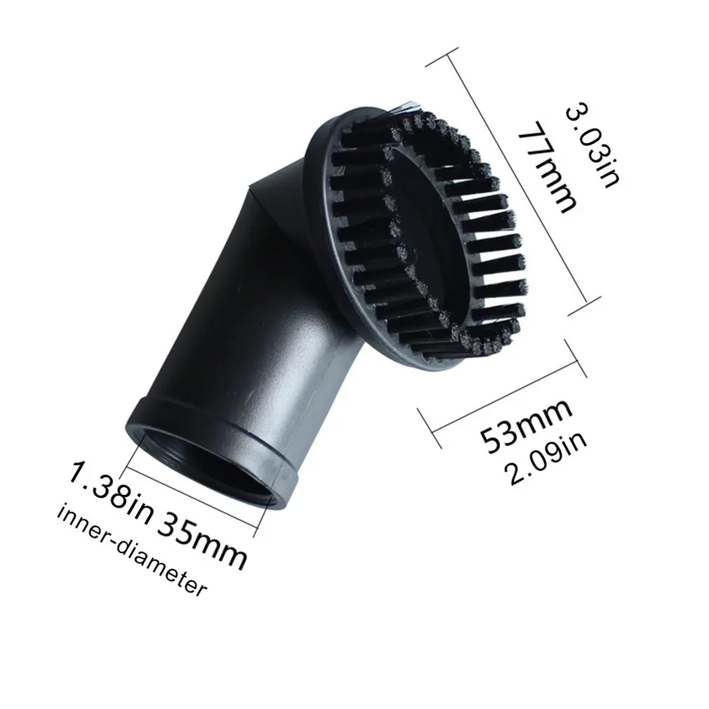 00666 Vacuum Cleaner Accessories Brush Head Nozzle Can Be Rotated Round Brush Small Accessory Interface Inner Diameter 35mm
00666 Vacuum Cleaner Accessories Brush Head Nozzle Can Be Rotated Round Brush Small Accessory Interface Inner Diameter 35mm