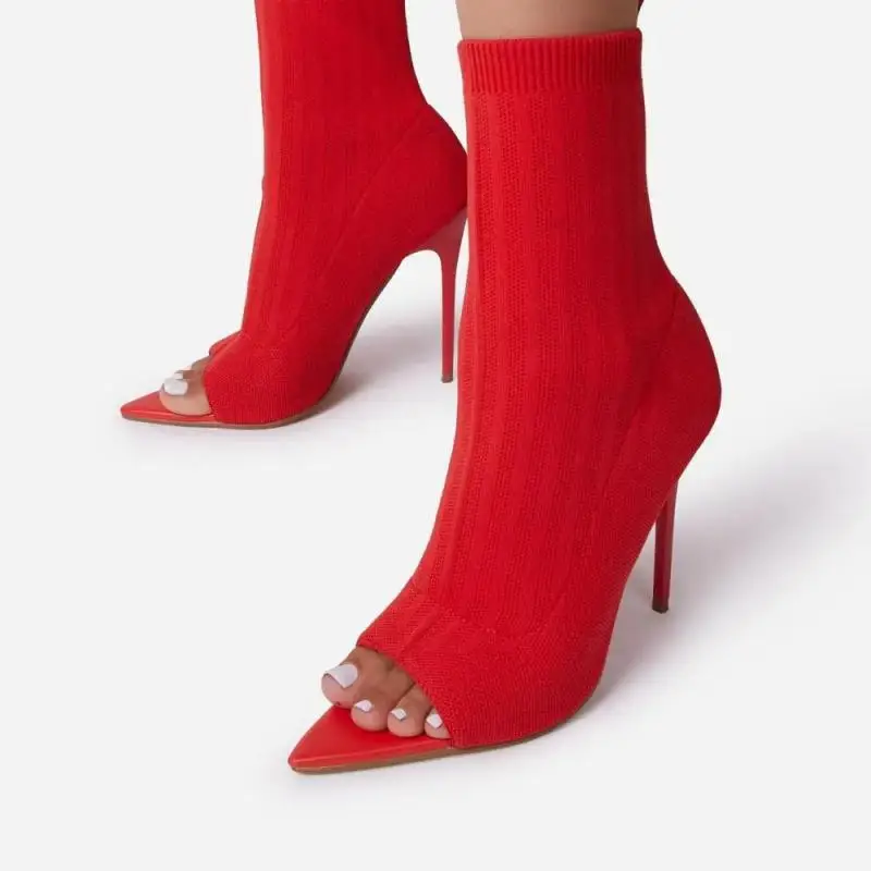 High-heeled Women's Shoes 2021 New High-heeled Fish Mouth Solid Color Sandals Large Size Women's Shoes Fashion Short Boots
High-heeled Women's Shoes 2021 New High-heeled Fish Mouth Solid Color Sandals Large Size Women's Shoes Fashion Short Boots