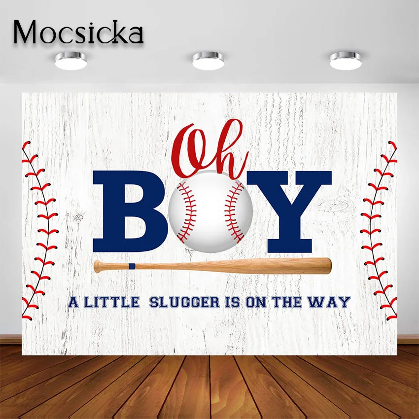 Mocsicka Baseball Theme Baby Shower Backdrop Oh Boy A Little Slugger Baby Shower Party Decoration Banner Photoshoot Background
Mocsicka Baseball Theme Baby Shower Backdrop Oh Boy A Little Slugger Baby Shower Party Decoration Banner Photoshoot Background