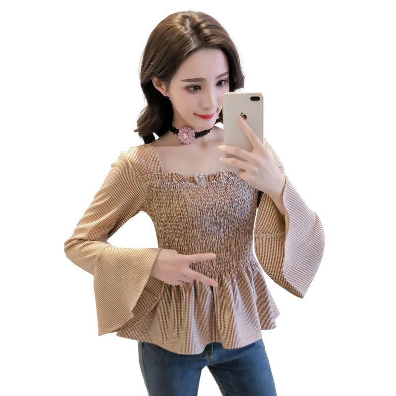 2019 New Autumn Cute Women Shirts Dew Shoulder Waist Blouse Shirt Black Ga Color 6618
2019 New Autumn Cute Women Shirts Dew Shoulder Waist Blouse Shirt Black Ga Color 6618