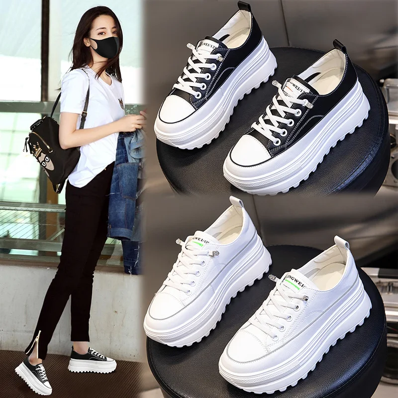 Casual Shoes Heel White Tennis Chunky Sneakers Woman Platform Slip-On Female Vulcanized Shoes Women Summer 2021 Sneakers Fashion 
Casual Shoes Heel White Tennis Chunky Sneakers Woman Platform Slip-On Female Vulcanized Shoes Women Summer 2021 Sneakers Fashion