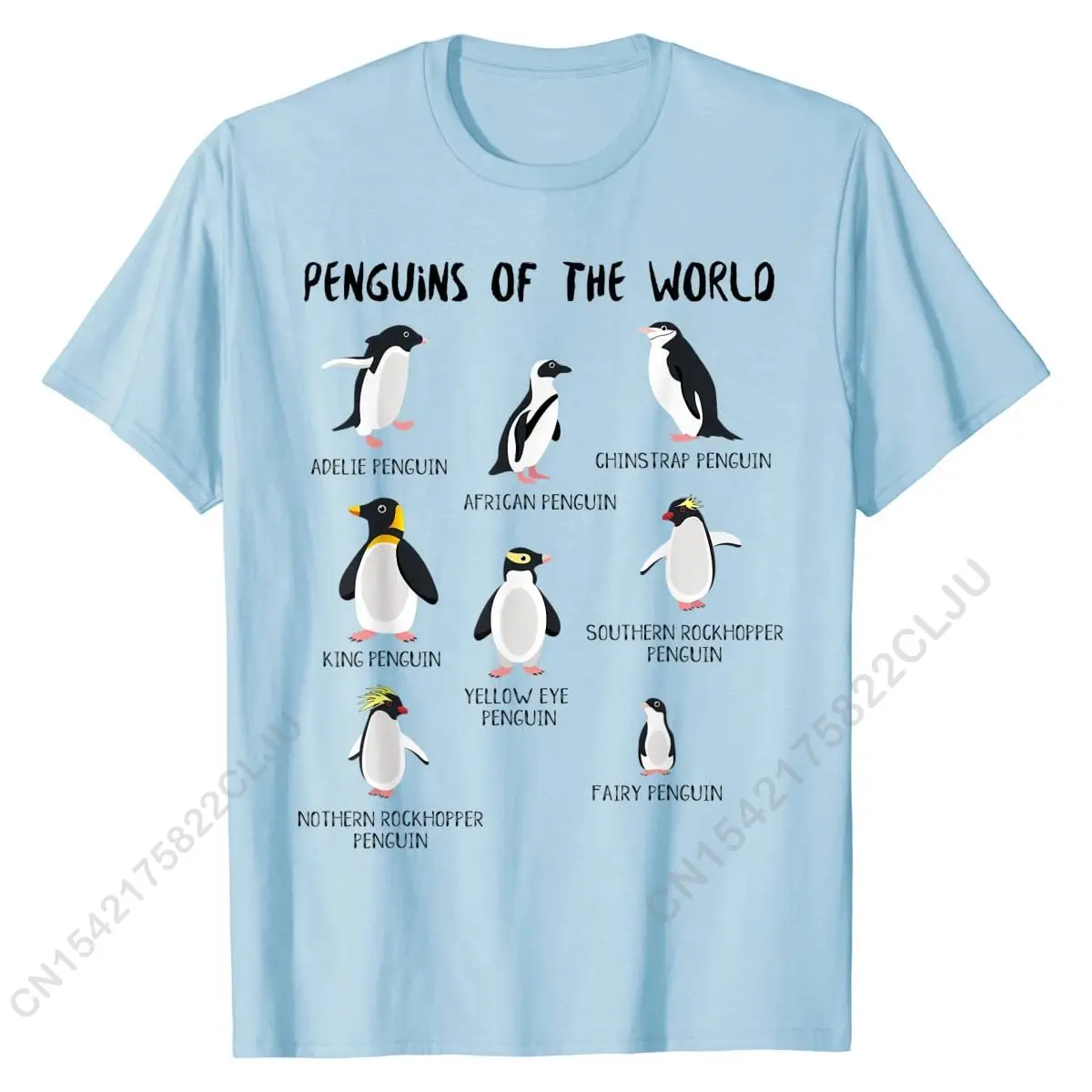 8 самых редких пингвинов мира-Смешные Милые Футболки с животными из