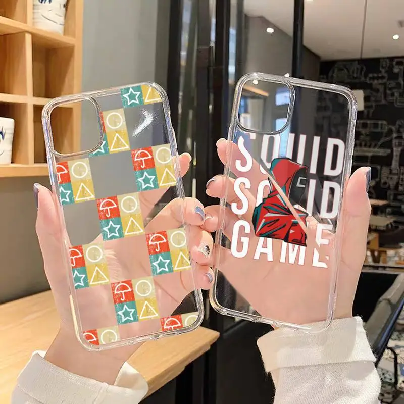 Squid Game Phone Case For iphone 13 12 11 8 7 plus mini x xs xr pro max Transparent soft
Squid Game Phone Case For iphone 13 12 11 8 7 plus mini x xs xr pro max Transparent soft