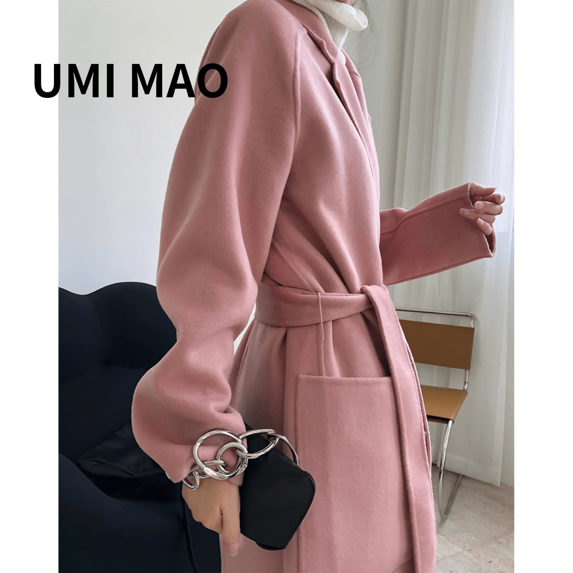 UMI MAO 2022 зимнее Новое темпераментное ветрозащитное шерстяное двустороннее шерстяное пальто свободные тонкие толстые длинные куртки Женско...
UMI MAO 2022 зимнее Новое темпераментное ветрозащитное шерстяное двустороннее шерстяное пальто свободные тонкие толстые длинные куртки Женско...