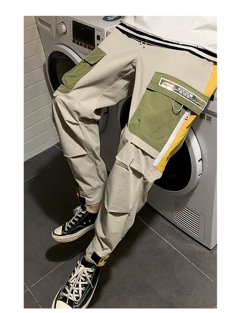 Men Jogger Overalls Male Harajuku Trousers Casual Sports Cargo Pants Stacked Sweatpants Streetwear Multi-Pocket Techwear Ribbon
Men Jogger Overalls Male Harajuku Trousers Casual Sports Cargo Pants Stacked Sweatpants Streetwear Multi-Pocket Techwear Ribbon