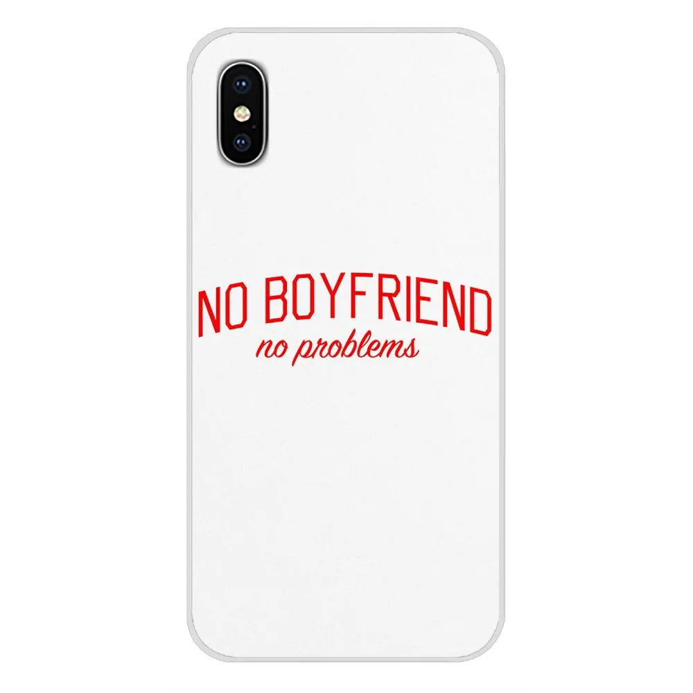 For Huawei G7 G8 P8 P9 P10 P20 P30 Lite Mini Pro P Smart Plus 2017 2018 2019 No Boyfriend Problem letter Silicone Shell Cover | Мобильные