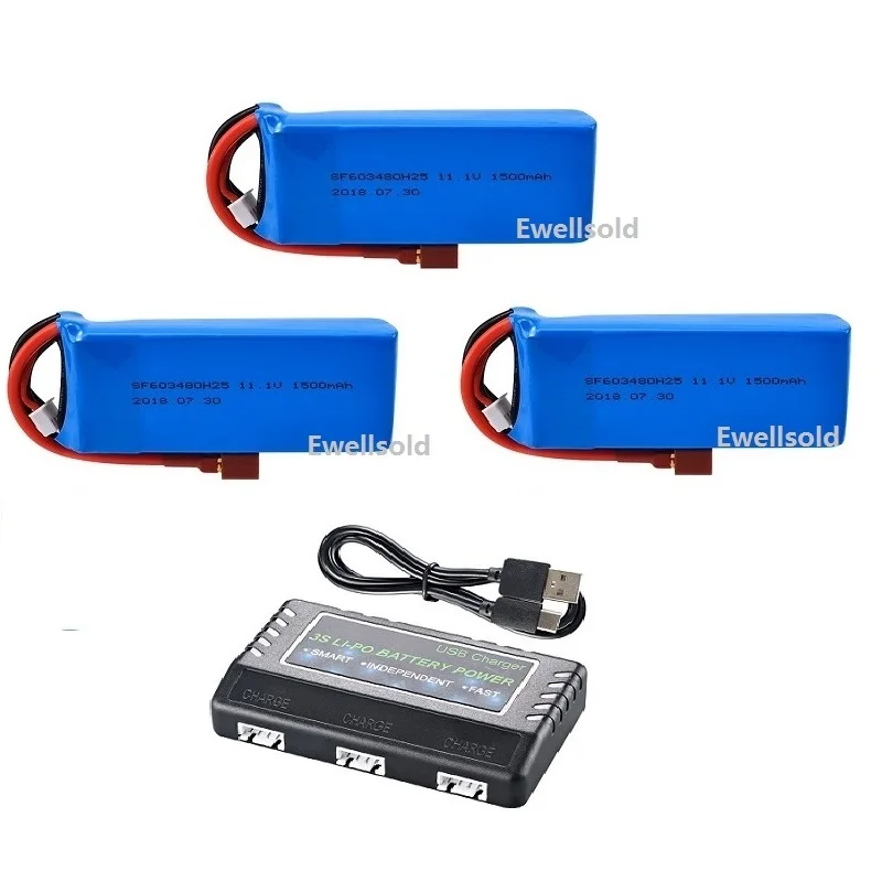 3S 11.1V 1500mAh LiPo Battery With Charger For WLtoys V950 RC Helicopter Parts RC toys Cars Airplanes boats
3S 11.1V 1500mAh LiPo Battery With Charger For WLtoys V950 RC Helicopter Parts RC toys Cars Airplanes boats