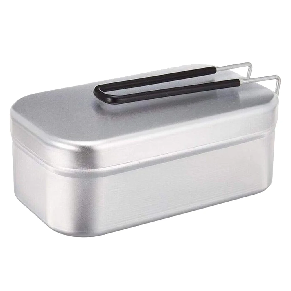 Aluminum Tin with Lid Food Container Lunch Tin for Indoor Outdoor Camping Picnic (Silver)
Aluminum Tin with Lid Food Container Lunch Tin for Indoor Outdoor Camping Picnic (Silver)