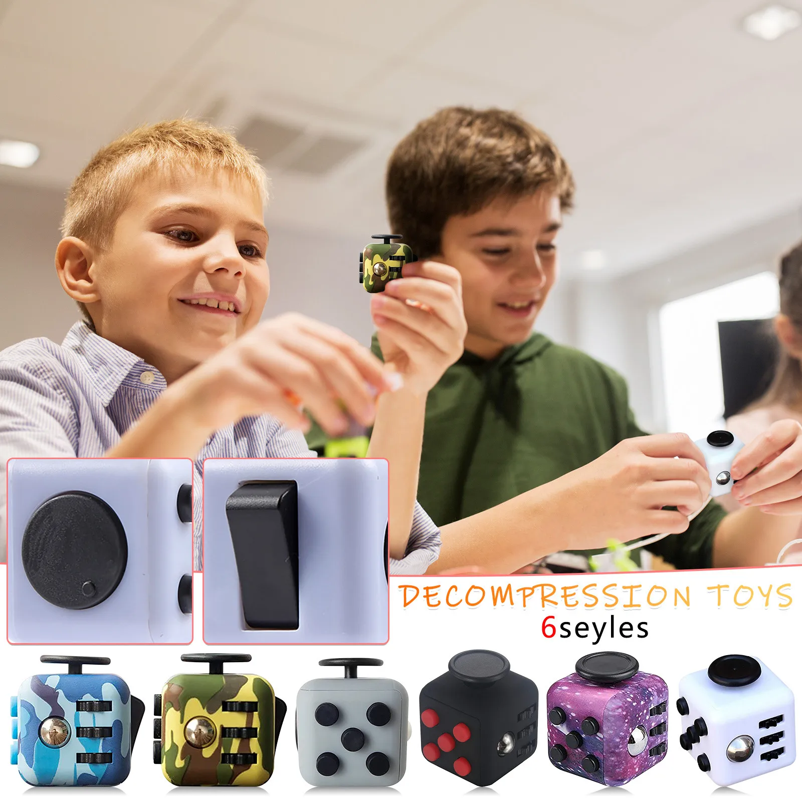 Anxiety Stress Relief Attention Decompression Focus Fidget Gaming Dice Toys For kids Adult Gifts stress reliever fidget toys
Anxiety Stress Relief Attention Decompression Focus Fidget Gaming Dice Toys For kids Adult Gifts stress reliever fidget toys