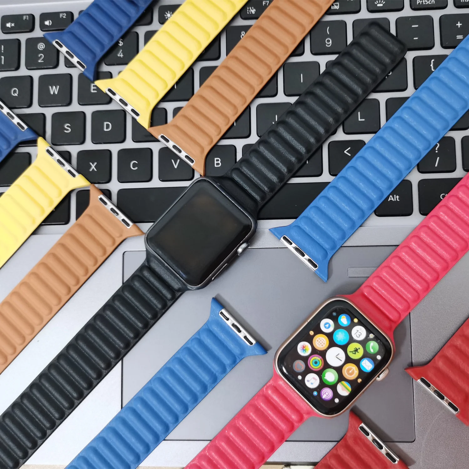 Кожаное звено для ремешка для Apple watch 40 мм, 44 мм, 42 мм, 38 мм, 42 мм, 1:1, магнитный ремешок для iWatch series 6, 5, 4, 3, SE
Кожаное звено для ремешка для Apple watch 40 мм, 44 мм, 42 мм, 38 мм, 42 мм, 1:1, магнитный ремешок для iWatch series 6, 5, 4, 3, SE