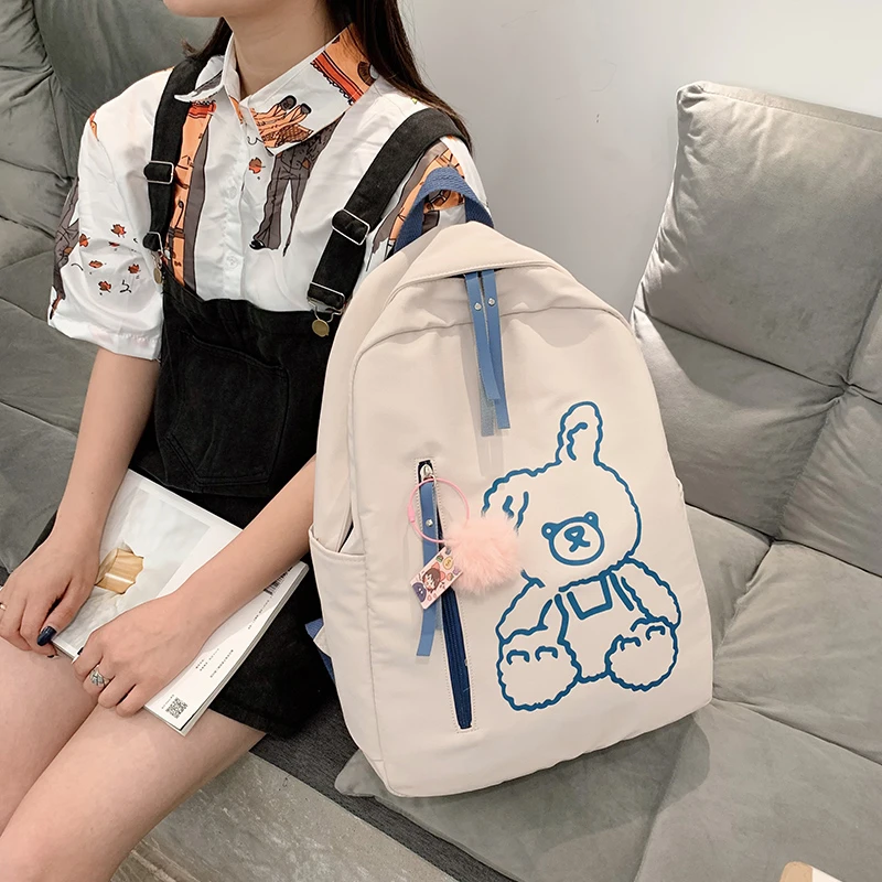 2021 Women Fashion Canvas Backpack Printing School Bags For Teenagers Girls Pendant Patchwork Backpack Female Rucksack Mochila
2021 Women Fashion Canvas Backpack Printing School Bags For Teenagers Girls Pendant Patchwork Backpack Female Rucksack Mochila