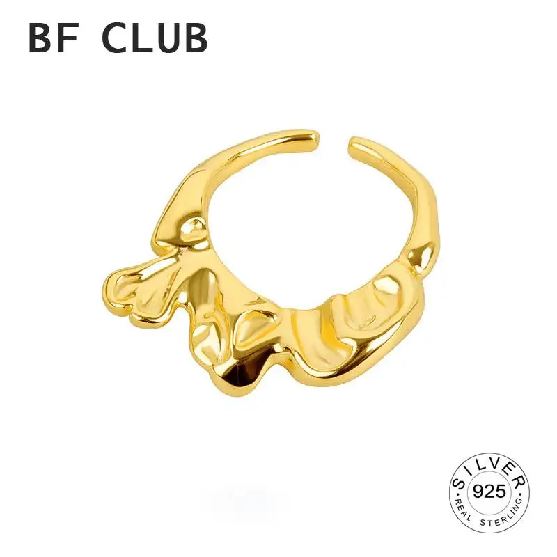 925 Sterling Silver Wide Rings for Women Fun Shape Trendy Elegant Creative Design Irregular Texture White Zircon Party Jewelry
925 Sterling Silver Wide Rings for Women Fun Shape Trendy Elegant Creative Design Irregular Texture White Zircon Party Jewelry