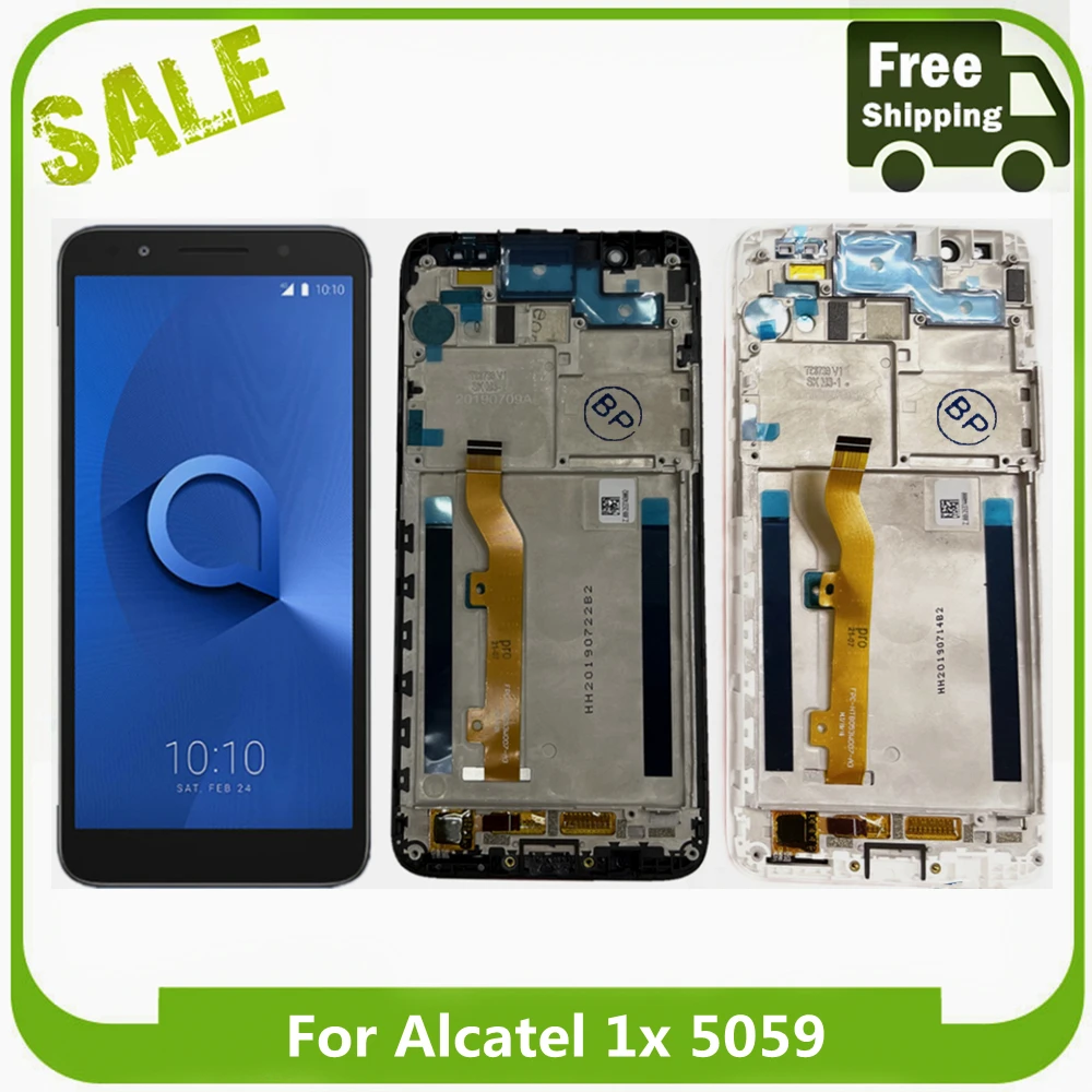 Оригинальный IPS ЖК-дисплей 5,3 дюйма для alcatel 1X 5059, ЖК-дисплей в сборе, сенсорный экран с рамкой для alcatel 1X 5059 LCD s
Оригинальный IPS ЖК-дисплей 5,3 дюйма для alcatel 1X 5059, ЖК-дисплей в сборе, сенсорный экран с рамкой для alcatel 1X 5059 LCD s