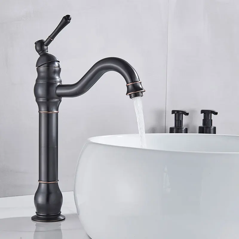 Antique Basin Faucet Brass Single Handle 360 Rotation Deck Mounted Bathroom Basin Faucet Hot Cold Mixer Tap Vessel Sink Crane
Antique Basin Faucet Brass Single Handle 360 Rotation Deck Mounted Bathroom Basin Faucet Hot Cold Mixer Tap Vessel Sink Crane