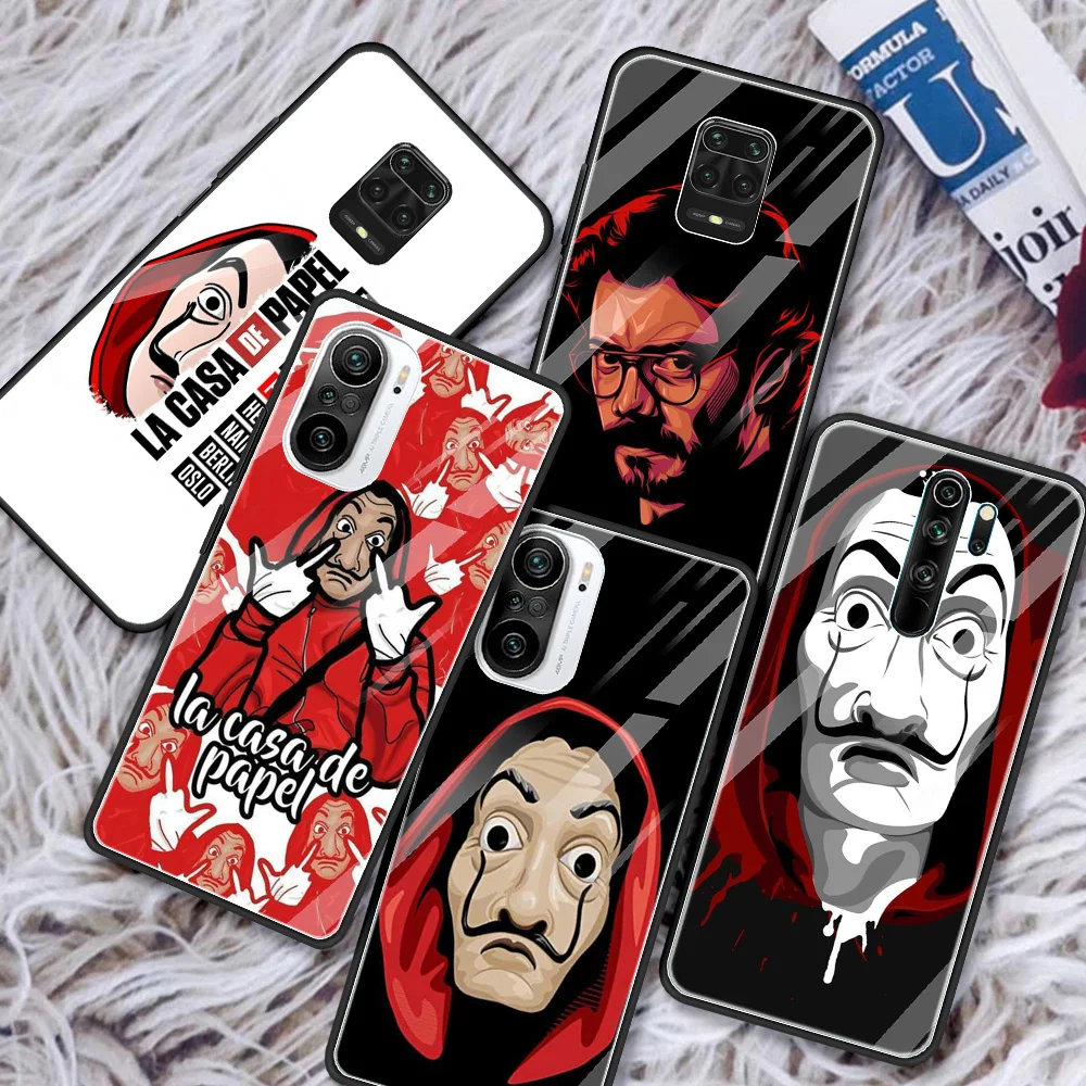 Glass Case For Redmi Note 10 9 9T 9S 8 8T 7 9A 8A K30 K40 Pro Max 5G Silicone Cover TV Money Heist House Paper La Casa de papel
Glass Case For Redmi Note 10 9 9T 9S 8 8T 7 9A 8A K30 K40 Pro Max 5G Silicone Cover TV Money Heist House Paper La Casa de papel