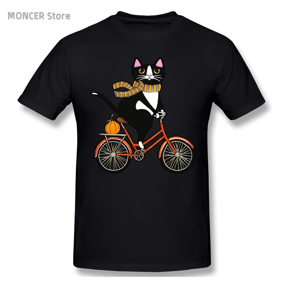 Cool Cat On A Bicycle T Shirt Casual Man/women Tee T-Shirt Short Sleeve Cotton Tshirt
Cool Cat On A Bicycle T Shirt Casual Man/women Tee T-Shirt Short Sleeve Cotton Tshirt