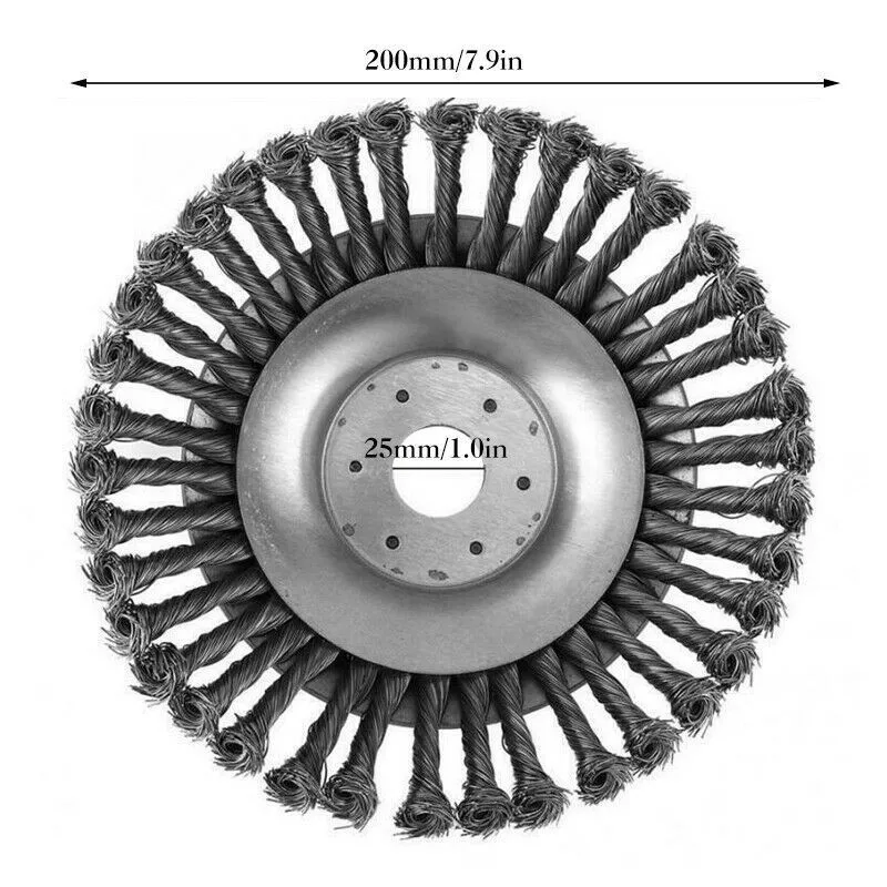 6/8inch Steel Wire Wheel Garden Weed Brush Lawn Mower Grass Eater Trimmer Brush Cutter Tool Garden Grass Trimmer Head Weed Brush 
6/8inch Steel Wire Wheel Garden Weed Brush Lawn Mower Grass Eater Trimmer Brush Cutter Tool Garden Grass Trimmer Head Weed Brush