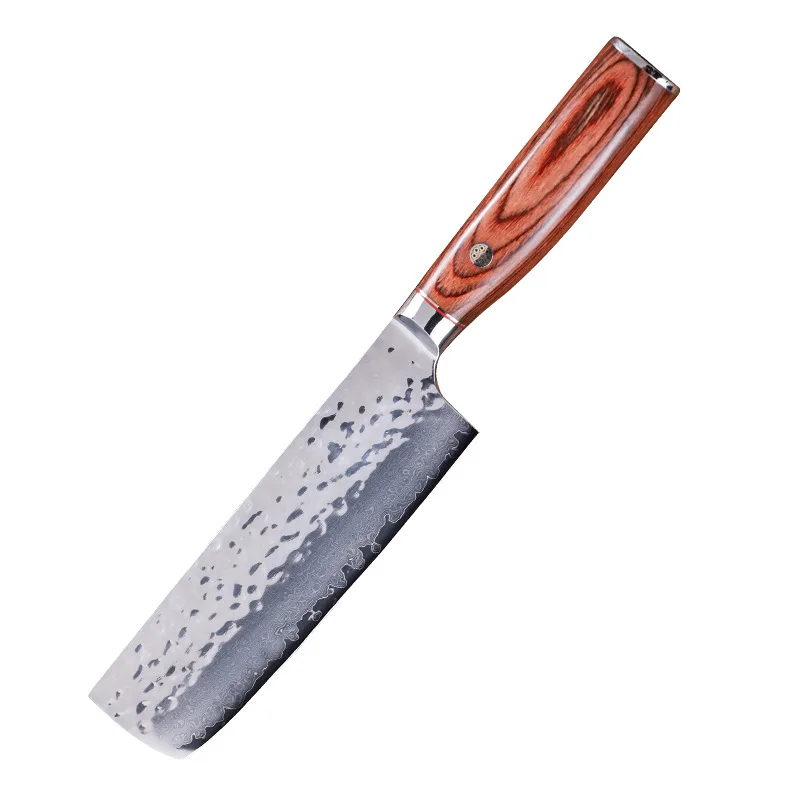 67 layer Damascus steel 7 inch kitchen knife meat knife slicing knife household kitchen knife lady sharp kitchen knife
67 layer Damascus steel 7 inch kitchen knife meat knife slicing knife household kitchen knife lady sharp kitchen knife