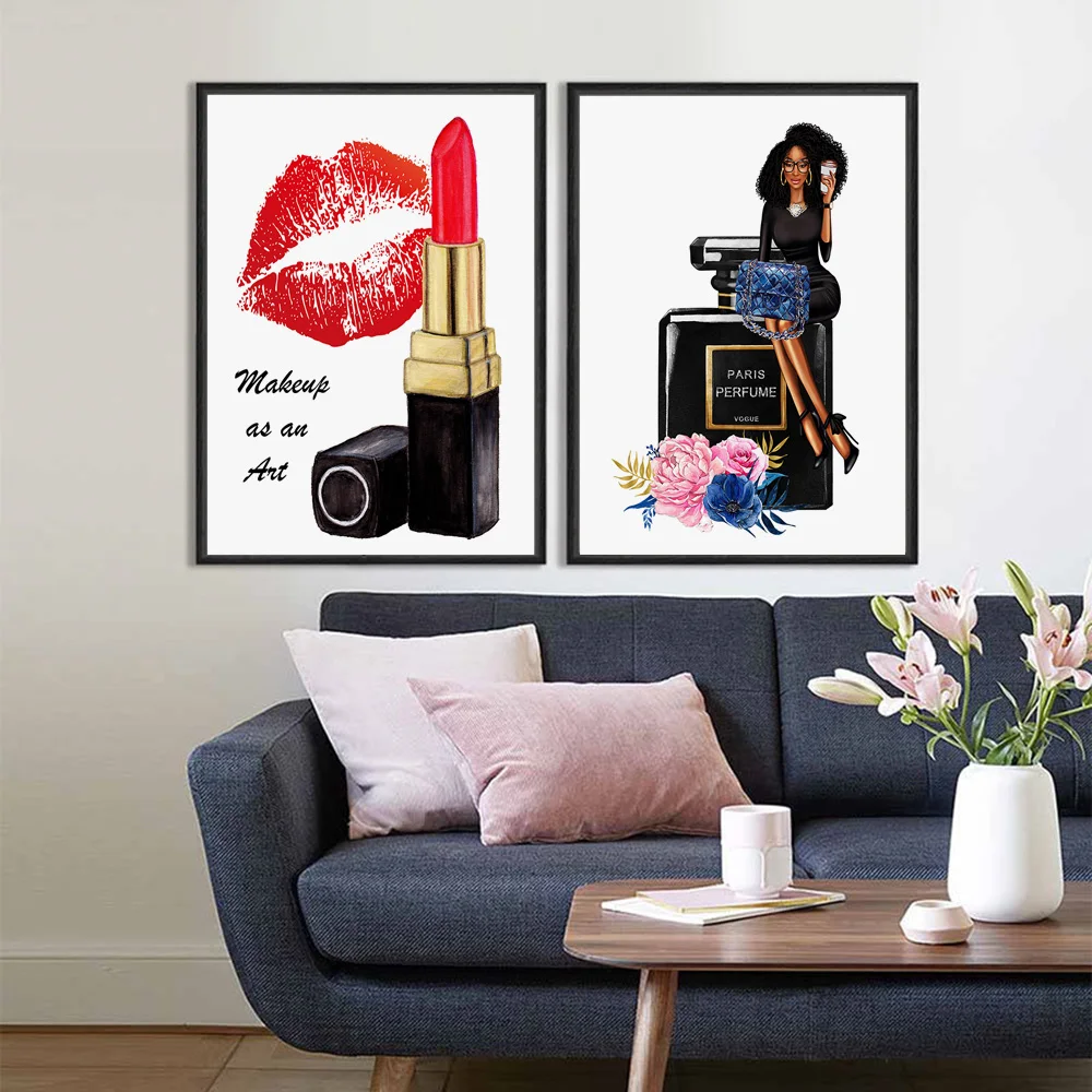 Fashion woman Paris perfume lipstick flower Nordic poster rhinestone embroidery art painting diamond painting mural living room
Fashion woman Paris perfume lipstick flower Nordic poster rhinestone embroidery art painting diamond painting mural living room