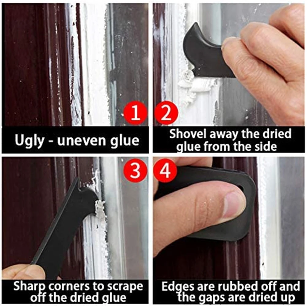 10pcs Multi-function Caulking Tools Joint Filler Smoothing Spatula Sealant Remover Caulk Finisher Scraper Grout Kit