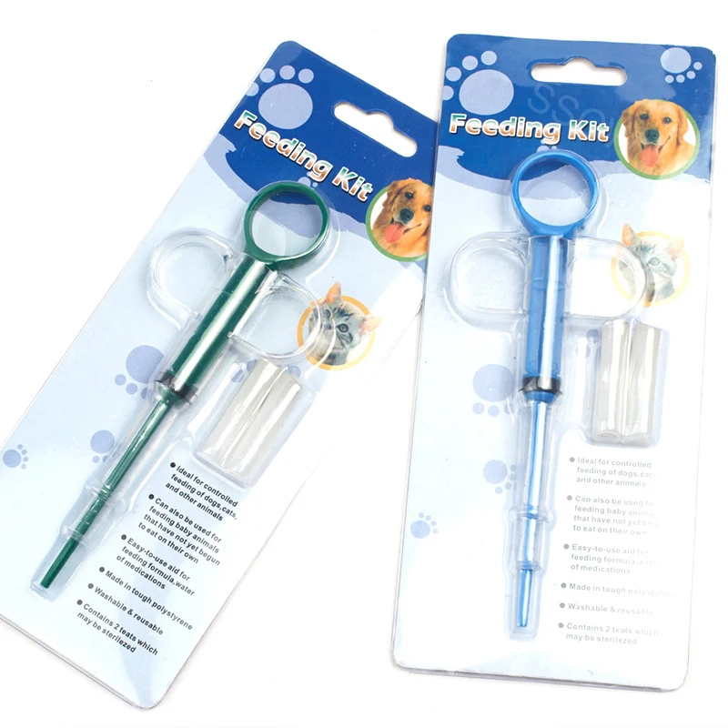 Upgraded Version Double Head Pet Syringe Tablet Pill Gun Piller Push Dispenser Medicine Water Milk Syringe Pet Medicine Feeder
Upgraded Version Double Head Pet Syringe Tablet Pill Gun Piller Push Dispenser Medicine Water Milk Syringe Pet Medicine Feeder
