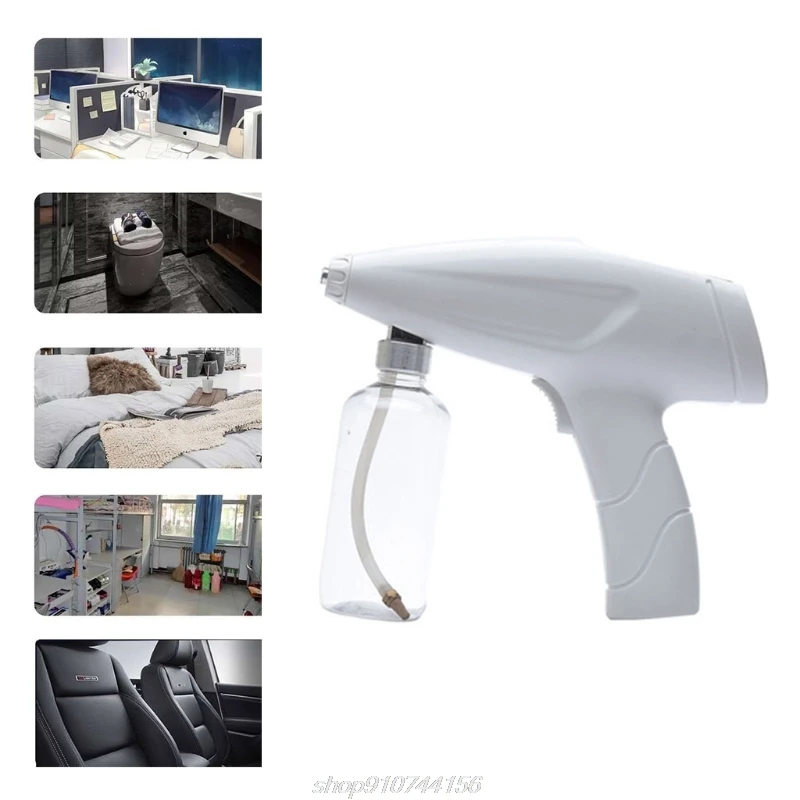 200ml Blue Light Nano Atomization Disinfection Sprayer Handheld Wireless USB Ultraviolet Cold Mist Sterilization N07 20 Dropship
200ml Blue Light Nano Atomization Disinfection Sprayer Handheld Wireless USB Ultraviolet Cold Mist Sterilization N07 20 Dropship