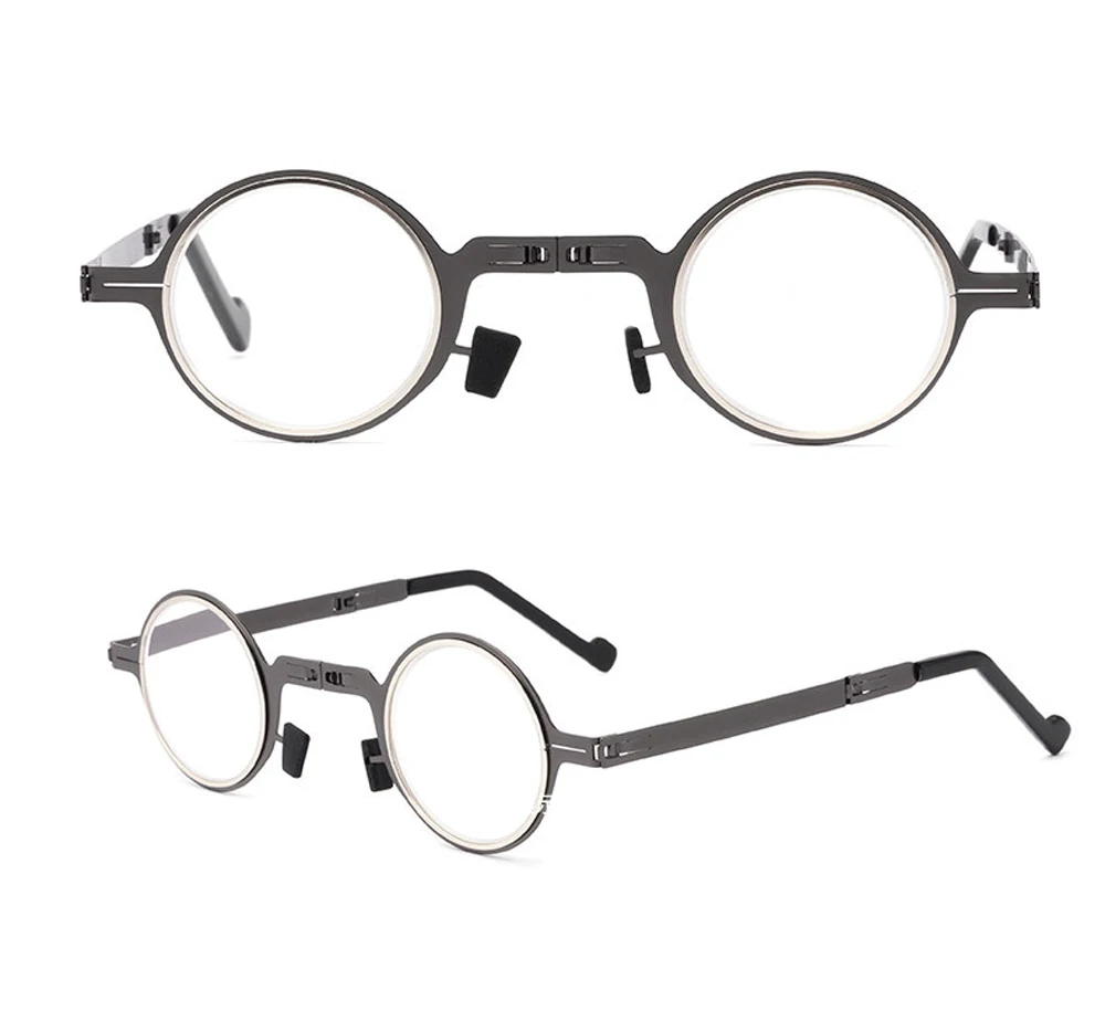 Round Retro Anti-Blu-ray Foldable Portable Reading Glasses Men Full-rim Easy to Carry Ultralight with Box +1 +1.5 +2 +2.5 to +4
Round Retro Anti-Blu-ray Foldable Portable Reading Glasses Men Full-rim Easy to Carry Ultralight with Box +1 +1.5 +2 +2.5 to +4