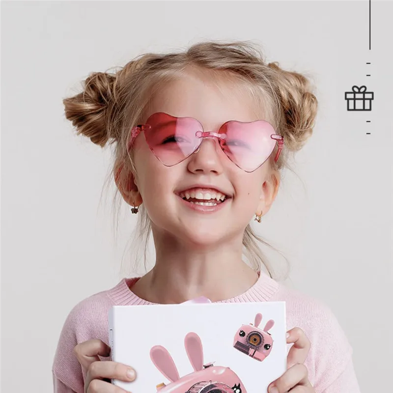 Newest Kids Rimless Heart Shaped Sunglasses Children Eyeglasses Child Sun Glasses Boys Eyewear Girls
Newest Kids Rimless Heart Shaped Sunglasses Children Eyeglasses Child Sun Glasses Boys Eyewear Girls
