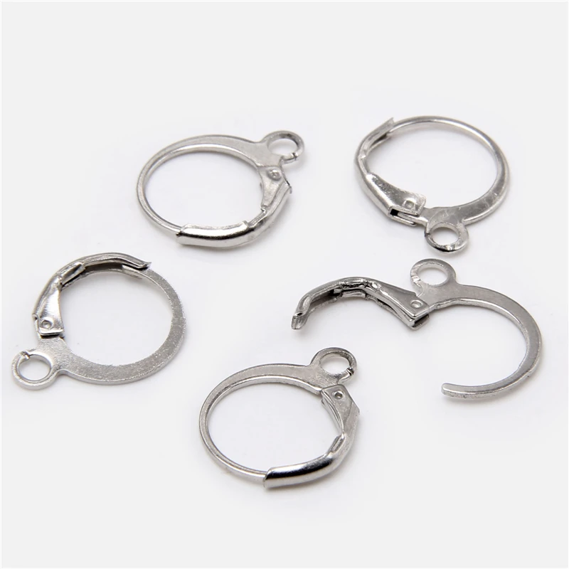 50pcs Metal Earring Making Accessories Rhodium diy Clip On Earring Clasps Hooks Findings With Loop Clasp Round Base For jewelry
50pcs Metal Earring Making Accessories Rhodium diy Clip On Earring Clasps Hooks Findings With Loop Clasp Round Base For jewelry