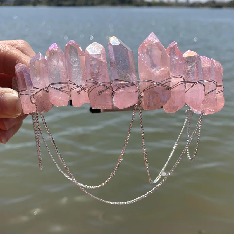 Quartz Crystal Mystic Moon Hairs Comb Crystal Headpiece Bohemian Headdress Crystal Hair Accessories Boho Bridal Wedding Hair Acc
Quartz Crystal Mystic Moon Hairs Comb Crystal Headpiece Bohemian Headdress Crystal Hair Accessories Boho Bridal Wedding Hair Acc