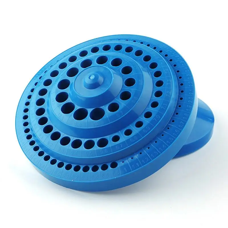 Drill Bit Storage Case Hard Plastic Round Shape 360 Degrees Rotate Hole Bore Stand Durable Organizer Container Box
Drill Bit Storage Case Hard Plastic Round Shape 360 Degrees Rotate Hole Bore Stand Durable Organizer Container Box