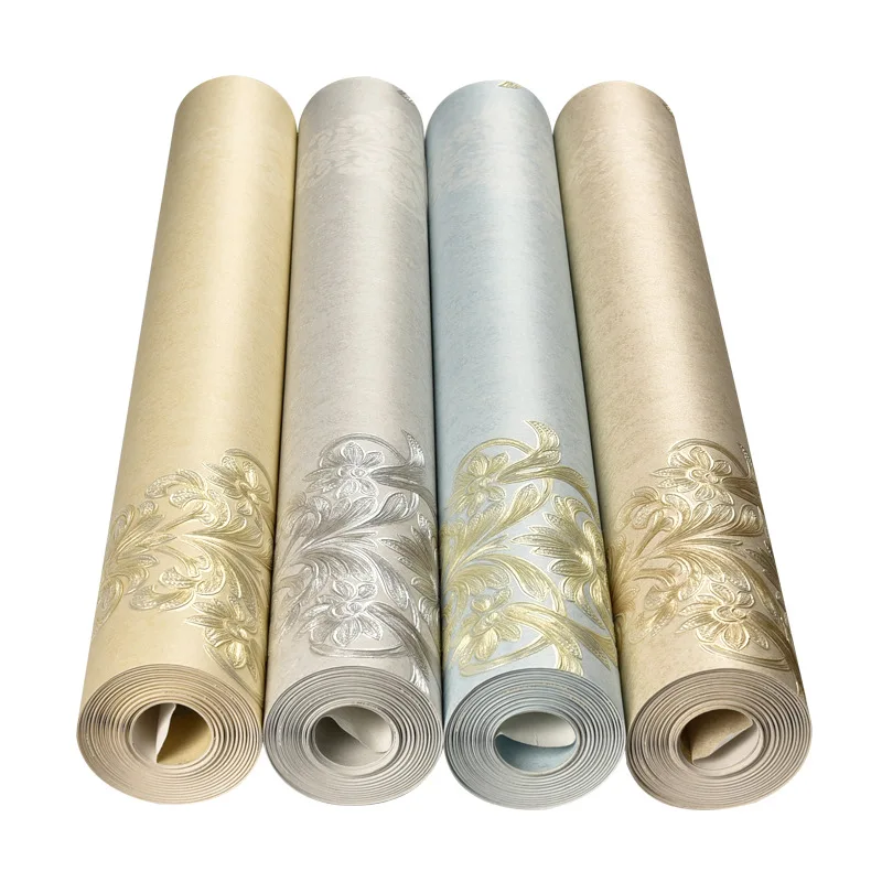 Roll wallpaper Fine embossed living room bedroom wallpaper 3D simple European style non woven home decoration wallpaper
Roll wallpaper Fine embossed living room bedroom wallpaper 3D simple European style non woven home decoration wallpaper