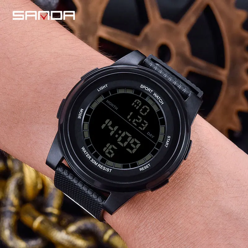 Stopwatch Men's Watch Military Shockproof Electronic Watches Luminous Mode Waterproof Alarm Clock Students Gift relogio SANDA
Stopwatch Men's Watch Military Shockproof Electronic Watches Luminous Mode Waterproof Alarm Clock Students Gift relogio SANDA