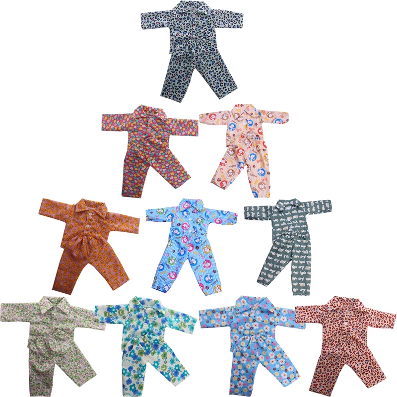 Doll Clothes Long Sleeves Printed Pajamas Suits Fit 18Inch American & 43Cm Baby New Born Doll For Our Generation Doll Daily Life
Doll Clothes Long Sleeves Printed Pajamas Suits Fit 18Inch American & 43Cm Baby New Born Doll For Our Generation Doll Daily Life
