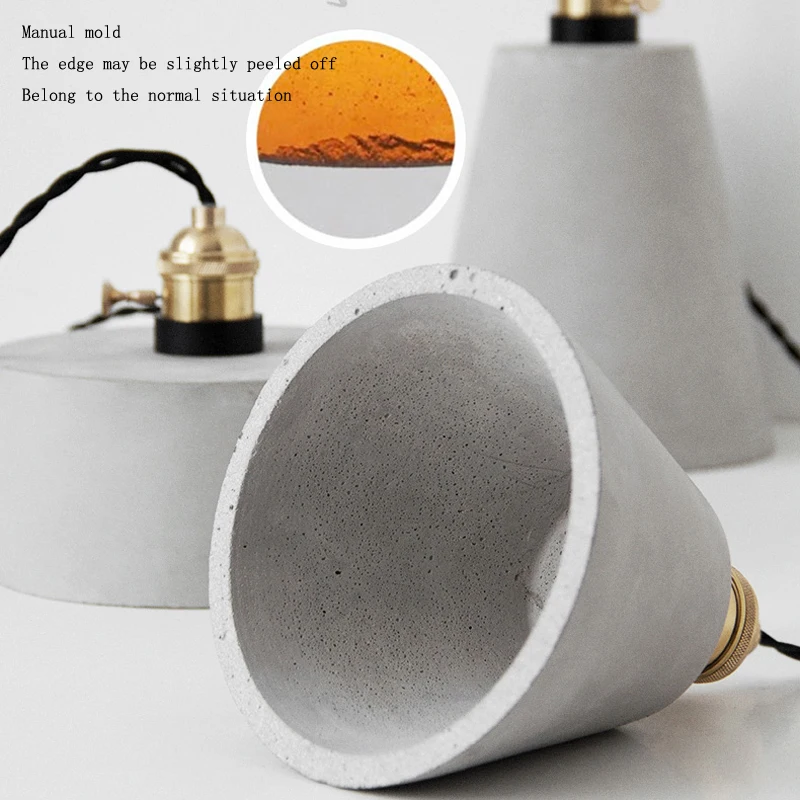 Nordic attic simple Pendant lights E27 LED modern creative design bedroom living room kitchen restaurant cement lamps
Nordic attic simple Pendant lights E27 LED modern creative design bedroom living room kitchen restaurant cement lamps