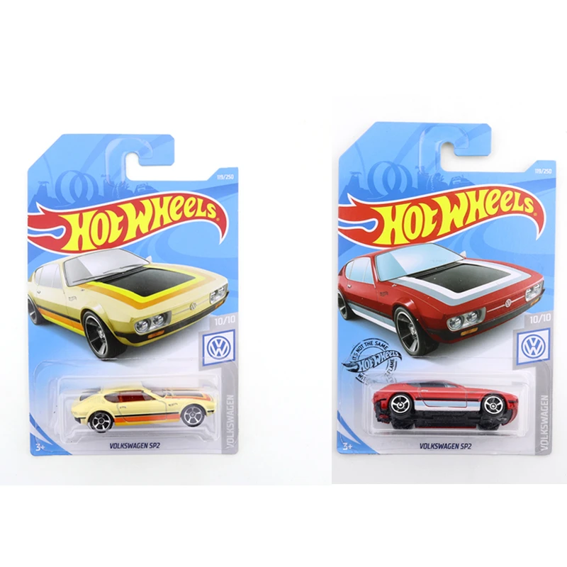 2019 119 VOLKSWAGEN SP2 оригинальные горячие колеса Мини Сплав купе 1/64 Металл литье под