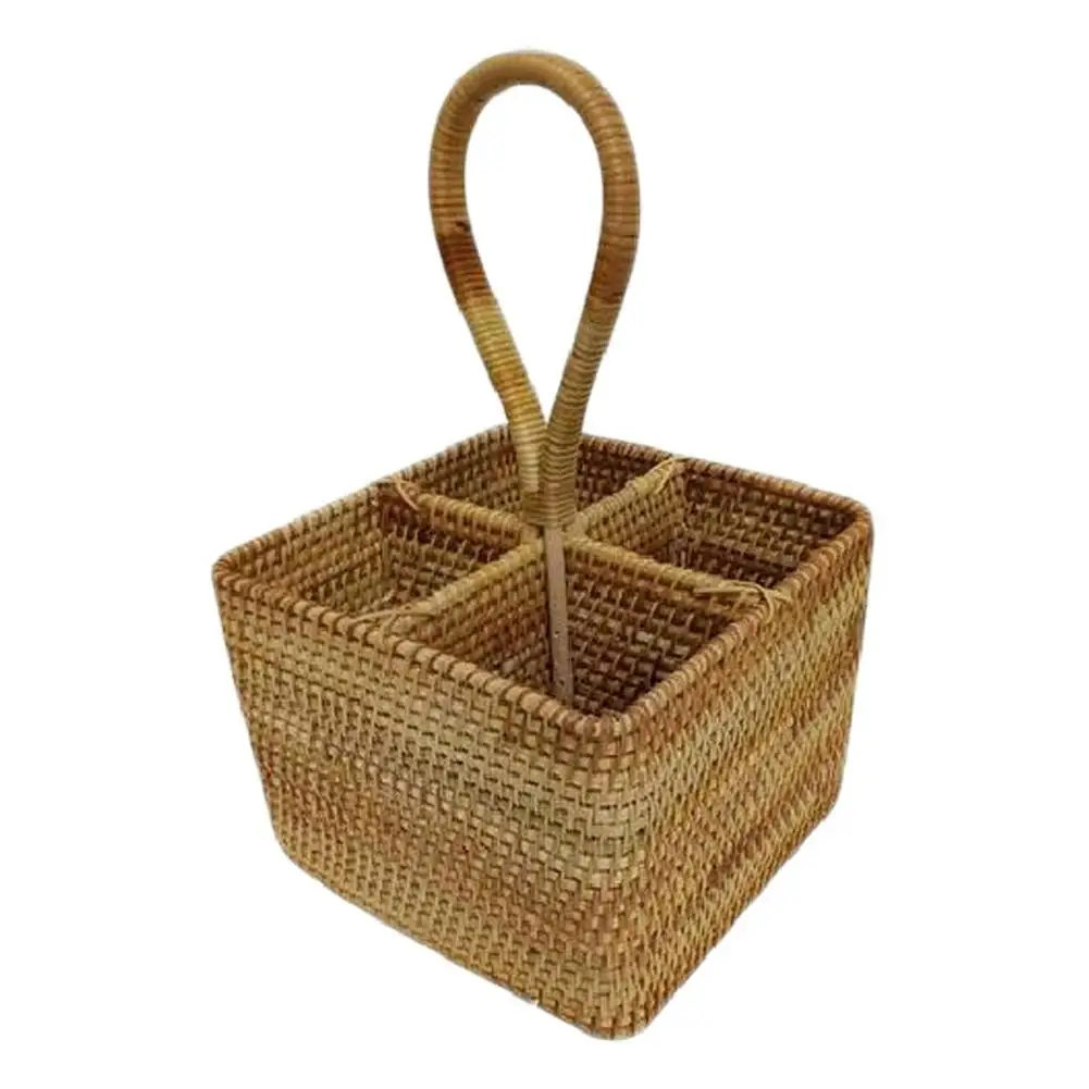 Hand Woven Storage Basket With Handle Wine Shelf Organizer Sundries Storage Rack Multi-function Storage Box Picnic Food Baskets
Hand Woven Storage Basket With Handle Wine Shelf Organizer Sundries Storage Rack Multi-function Storage Box Picnic Food Baskets