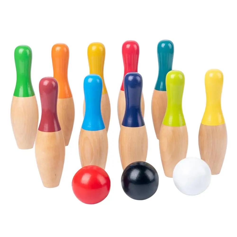 Kids Bowling Set Wooden Bowling Backyard Games Wooden Pins Balls Bowling Game With 10 Classical White Pins And 3 Balls For To
Kids Bowling Set Wooden Bowling Backyard Games Wooden Pins Balls Bowling Game With 10 Classical White Pins And 3 Balls For To