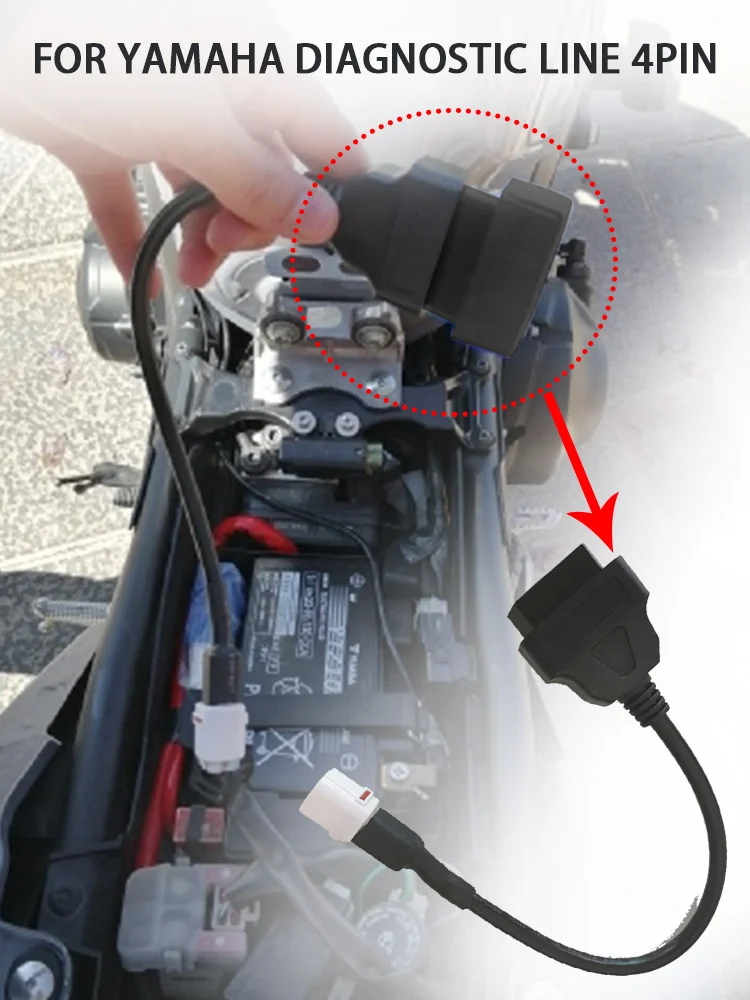 4 контакта OBD2 считыватель кодов неисправностей сканер для мотоцикла диагностический кабель инструмент подходит для аксессуаров для Yamaha MT10 ...
4 контакта OBD2 считыватель кодов неисправностей сканер для мотоцикла диагностический кабель инструмент подходит для аксессуаров для Yamaha MT10 ...
