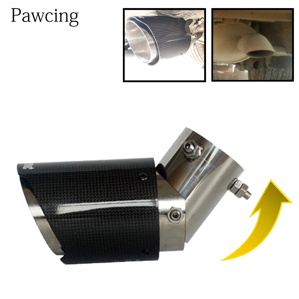 1PCS Freely adjustable Car Exhaust Pipe Muffler Tail Pipe Muffer Tip Universal Exhaust Tip Carbon Straight Edge
1PCS Freely adjustable Car Exhaust Pipe Muffler Tail Pipe Muffer Tip Universal Exhaust Tip Carbon Straight Edge