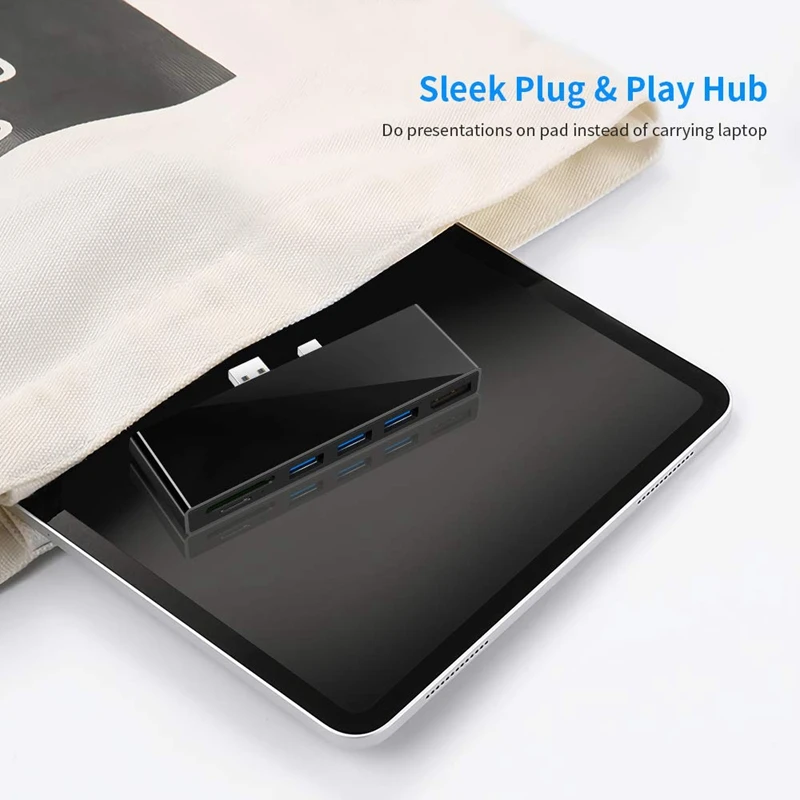 for Surface Pro USB Hub Docking Station,6-In-1 USB 3.0 Hub Adapter with 4K DP Displayport,3 USB3.0 Ports (5Gps)
for Surface Pro USB Hub Docking Station,6-In-1 USB 3.0 Hub Adapter with 4K DP Displayport,3 USB3.0 Ports (5Gps)