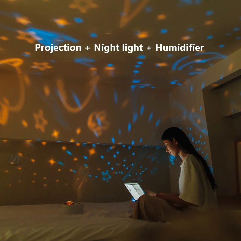 1L Projection Light Air Humidifier Dual Nozzle 4000mAh Rechargeable Battery Wireless Ultrasonic Aroma Diffuser Mist Maker Fogger
1L Projection Light Air Humidifier Dual Nozzle 4000mAh Rechargeable Battery Wireless Ultrasonic Aroma Diffuser Mist Maker Fogger