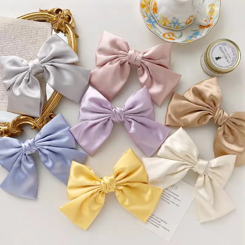 Big Large Barrette Bow Hairpin Soft Chiffon Hairgrips For Women Girls Satin Hair Clip Sweet Hair Accessories New Fashion
Big Large Barrette Bow Hairpin Soft Chiffon Hairgrips For Women Girls Satin Hair Clip Sweet Hair Accessories New Fashion