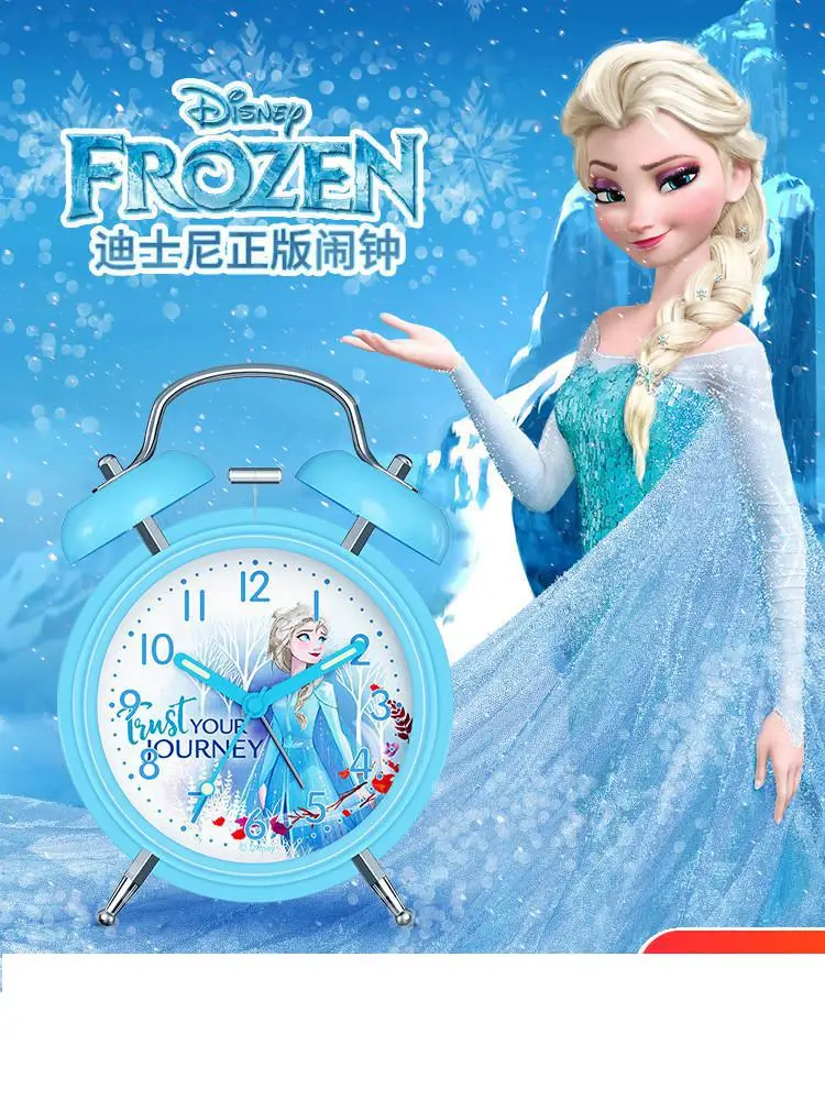 Original Disney Frozen Small Alarm Clock Female Student Cartoon Cute Children Dedicated Silent Bedside Clock Alarm
Original Disney Frozen Small Alarm Clock Female Student Cartoon Cute Children Dedicated Silent Bedside Clock Alarm
